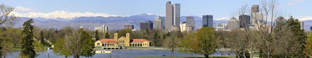Denver Cityscape. Panorama View