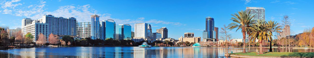Orlando Cityscape. Panorama View