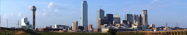Dallas Cityscape. Panorama View.