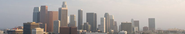 Los Angeles Cityscape. Panorama View